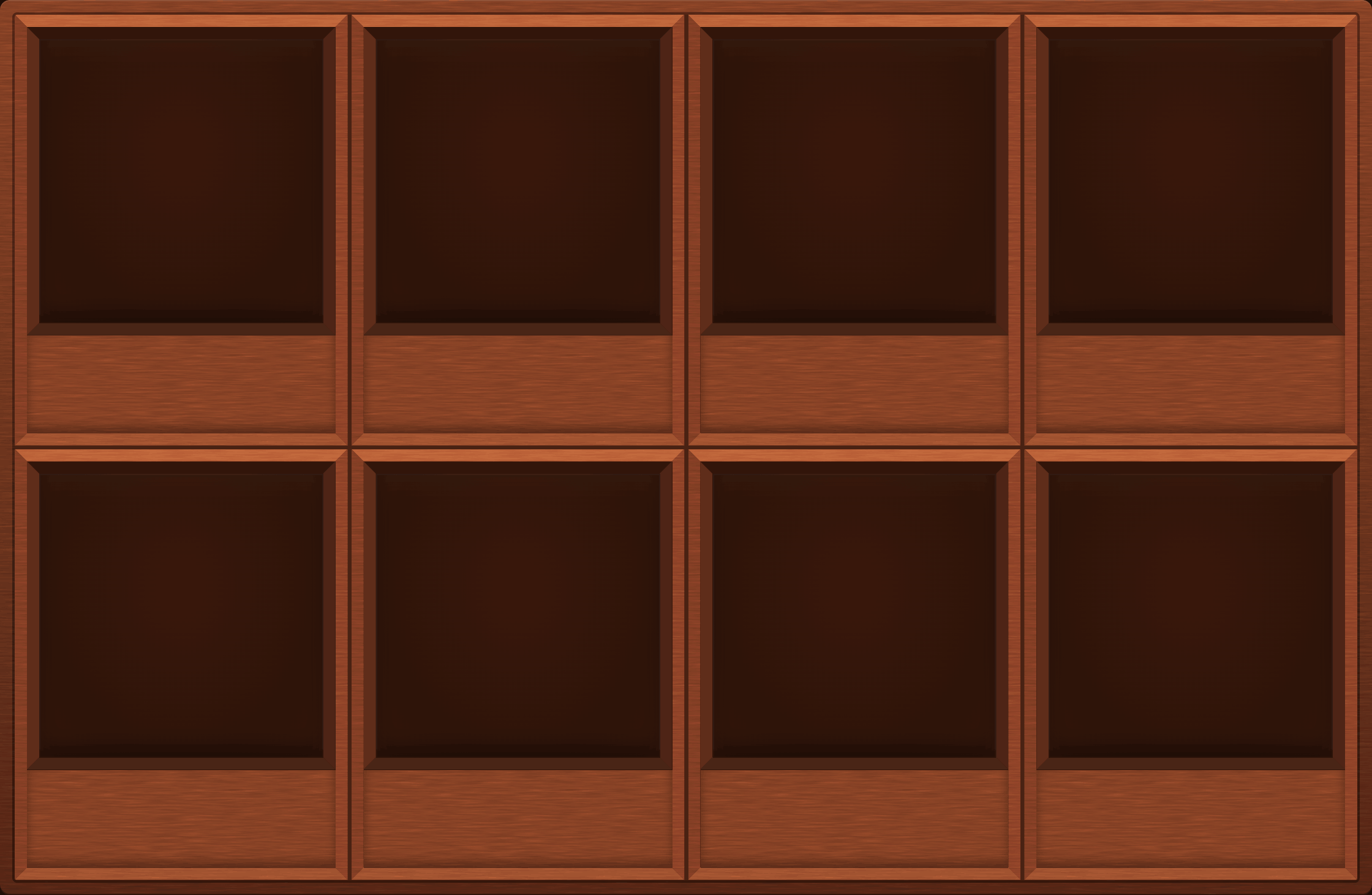 Tuscan Terracotta Display Case (2x4)